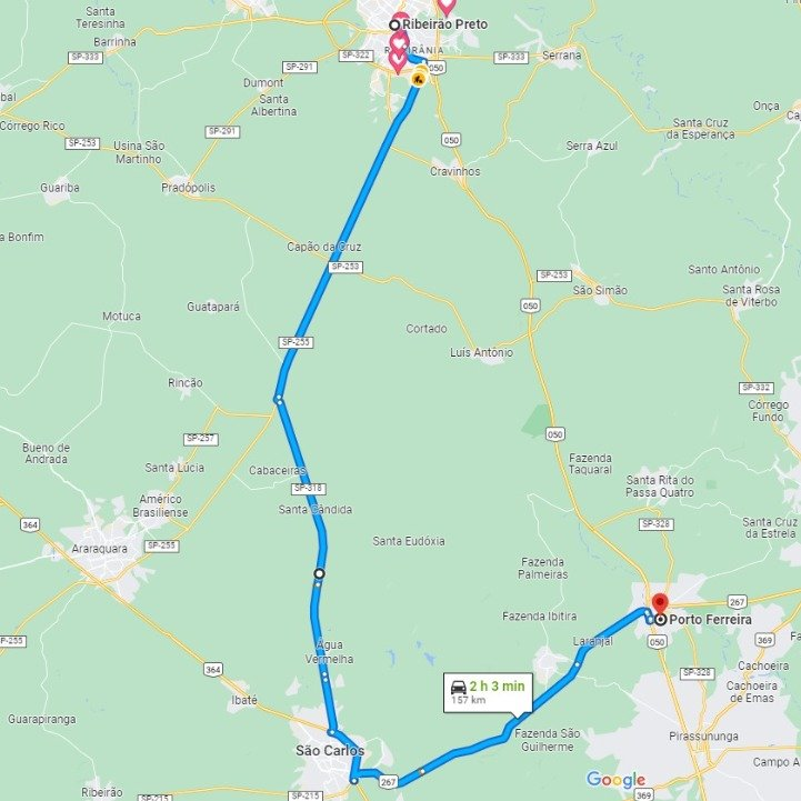 Rota Alternativa SP330 sul